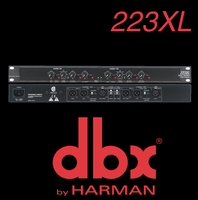 dbx 223XL电子分频器 双通道 高中低频段 低音炮分频 音响分频