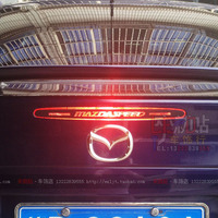 【1623】包邮马自达M6轿跑高位刹车灯贴MAZDASPEED碳纤维汽车贴纸