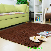特价超细纤维毛毛虫雪尼尔地毯客厅茶几地毯卧室床边地毯咖啡色毯
