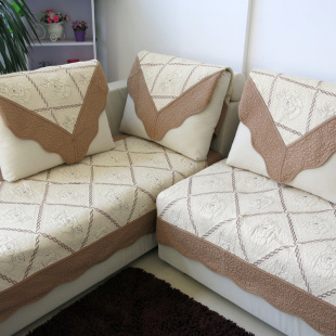 简约现代时尚全棉沙发垫布艺坐垫防滑纯色沙发巾沙发套沙发罩全盖