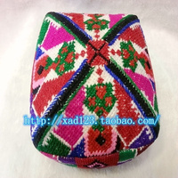 批发一等工艺新疆维吾尔族手工制作手工地毯版小花帽包邮正品特价