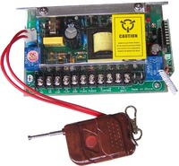 带遥控器可接后备电池门禁电源，小电源 轻便型门禁电源
