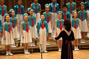 六一儿童表演服大合唱服装演出服小学生中学生朗诵服舞台蓝色
