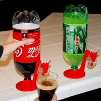 可乐瓶倒置饮水机 饮料瓶开关饮用器 桌面迷你饮水器