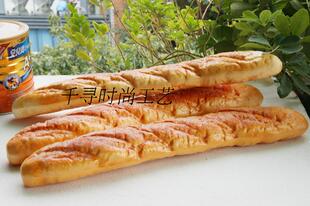 仿真法棍长条面包 假面包麦皮面包 家居装饰 摆设硬长条面包模型