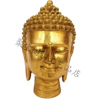 开光纯铜佛头摆件 如来佛头像释迦牟尼佛像 铜佛像批发定做 铜器