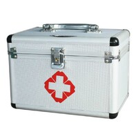 铝合金出诊箱 家用医药箱 9寸急救箱 医用小药箱 储药盒
