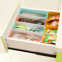 居家家 日式抽屉多用整理盒 厨房餐具收纳盒 塑料杂物小储物盒