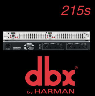 美国dbx 215s 双15段均衡器 双段均衡器 升级版 音频处理器 最新