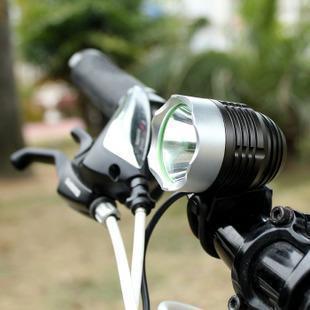T6自行车灯前灯U2强光单车灯充电头灯L2山地车灯配件灯夜骑必备
