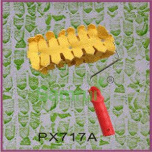 花形羊皮布滚筒刷质感艺术涂料滚筒幻彩漆滚筒刷多种花选择PX717A