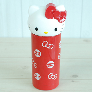 韩国代购正品hello kitty凯蒂猫猫头杯盖保温杯 水杯
