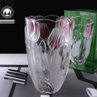 包邮德国华特水晶玻璃花瓶玫瑰时尚创意简约现代客厅餐桌摆设特价