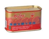香港进口 上海梅林优质火腿午餐肉 198g 经典老装 香港食品