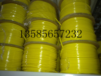 丽标黄色LP-1.5平方 线号机专用套管 PVC内齿梅花管 号码管