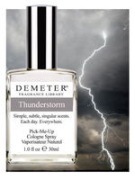 送礼盒包邮Demeter气味图书馆 Thunderstorm 雷雨/暴风雨香水30ML