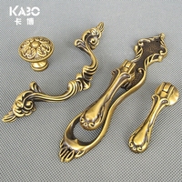 KABO卡博欧式抽屉拉手衣橱柜门把手全铜小拉手酒柜子9333纯铜