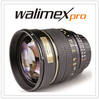 德国WALIMEX pro 85mm F1.4全画幅 大光圈 人像镜头 索尼 佳能口