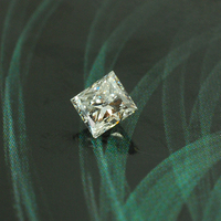 仕爵珠宝GIA公主方天然裸钻钻石2克拉VS净度/H色/可定制钻戒 婚戒