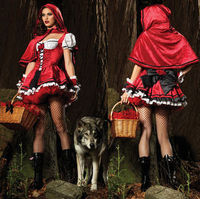 正品女巫装万圣节服装cosplay小红帽 女巫服圣诞装DS演出服