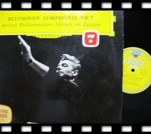 D132 LP 黑胶唱片 DG 大花 贝多芬第七交响曲 卡拉扬 柏林爱乐