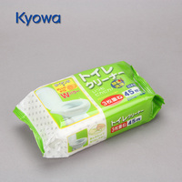 日本进口 马桶除菌清洁湿巾 可溶洁厕巾 坐便器便圈消毒去污纸巾