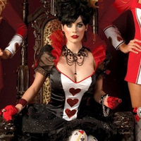 性感蕾丝万圣节服装女巫公主恶魔吸血鬼女王舞台装Party角色扮演