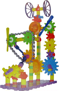 儿童益智科学拓展三维立体齿轮组合套装幼儿园拆装建构玩具包邮