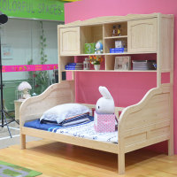 100%纯实木床 芬兰松木家具 衣柜床上下床高低床子母床儿童床实木