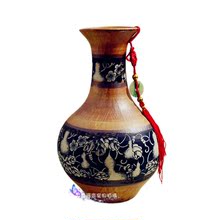 景德镇陶瓷器花瓶青花瓷瓶装饰品家居复古工艺品小摆设摆件把玩