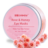 韩国圣雪兰玫瑰蜜花瓣眼膜贴40片保湿去黑眼圈化妆品护肤品 正品