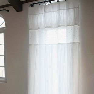 韩国正品 唯美浪漫双层纱帘窗帘/客厅窗帘 卧室窗帘 可定做