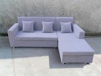 深圳简易植绒L型布艺沙发 可订制加长转角组合沙发特价热销半拆洗