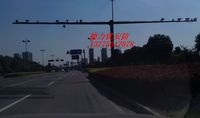 T字形城市道路监控杆 电子警察监控杆 交通信号灯杆 T字形监控杆