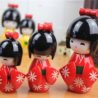 日本套娃和服娃娃木偶日式木人摆件日本料理寿司店装饰品工艺礼品