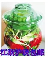 特价玻璃泡菜坛子腌菜坛子 无铅加厚优质玻璃 泡菜罐泡菜瓶