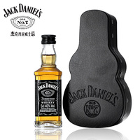 杰克丹尼田纳西州威士忌 50mL小酒伴吉他礼盒 进口洋酒全国包邮