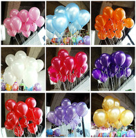 韩国12寸加厚2.8克珠光拱门气球生日结婚婚庆庆典布置用品批发