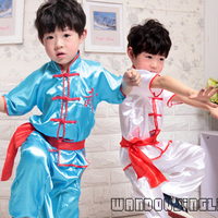 2015六一儿童短袖武术服幼儿演出服表演服太极拳服装练功服舞台装