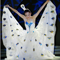 上海民族舞蹈服装租赁孔雀舞 雀之灵舞蹈服装租赁 竹林雀舞舞蹈服