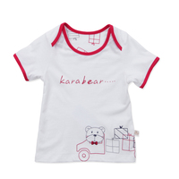 卡拉贝熊短袖新款纯棉圆领夏装韩版卡通动漫男童A类婴童儿童T恤