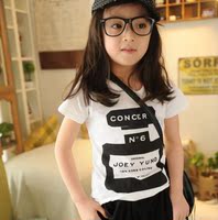 2014夏装韩版新款儿童男童女童宝宝纯棉短袖T恤童装体恤夏季半袖