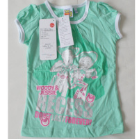 迪士尼/玩具总动员限量版纯棉女童T恤 衫 短袖圆领童装夏季热销