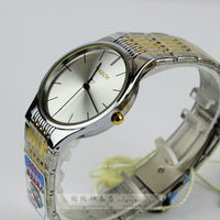正品鹏志 男表间金手表进口电子石英手表 不锈钢女表 特价 2252