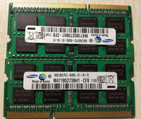 三星内存(4G*2)8G DDR3 1066 8G笔记本内存可组成双通道 终身保修