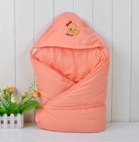 特价春秋春夏纯棉小鸭子新生儿初生宝宝婴儿抱被抱毯被子包被用品