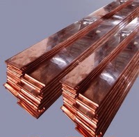 T2紫铜排/红铜条/纯铜排/散热铜排/接地铜排厚10毫米*宽度120毫米