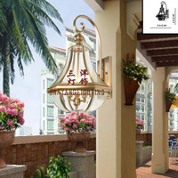 户外壁灯防水庭院灯阳台过道灯走廊灯墙壁灯欧式古典灯创意全铜灯