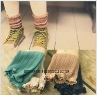 2016春秋新款韩国童装 儿童中筒袜全棉宝宝袜女童袜子堆堆袜子