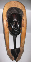 爆款超值促销人物木雕 非洲马孔德艺术精品 原装进口 酋长老者
